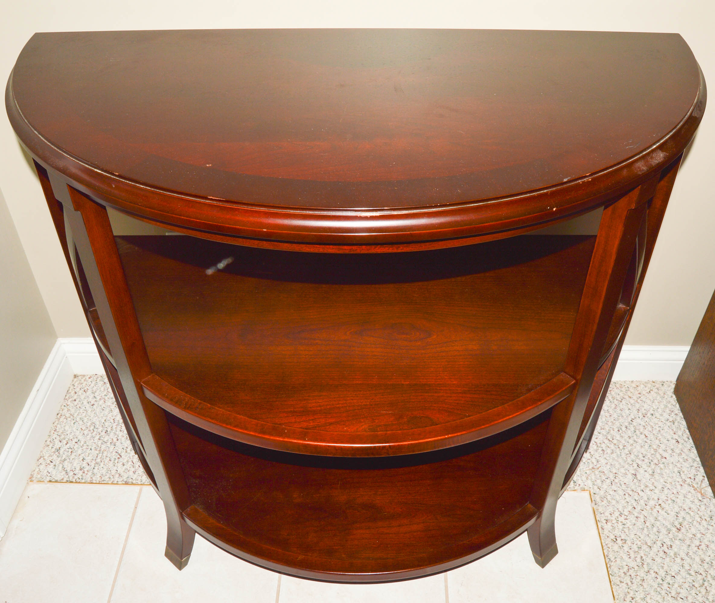 Demilune Accent Table