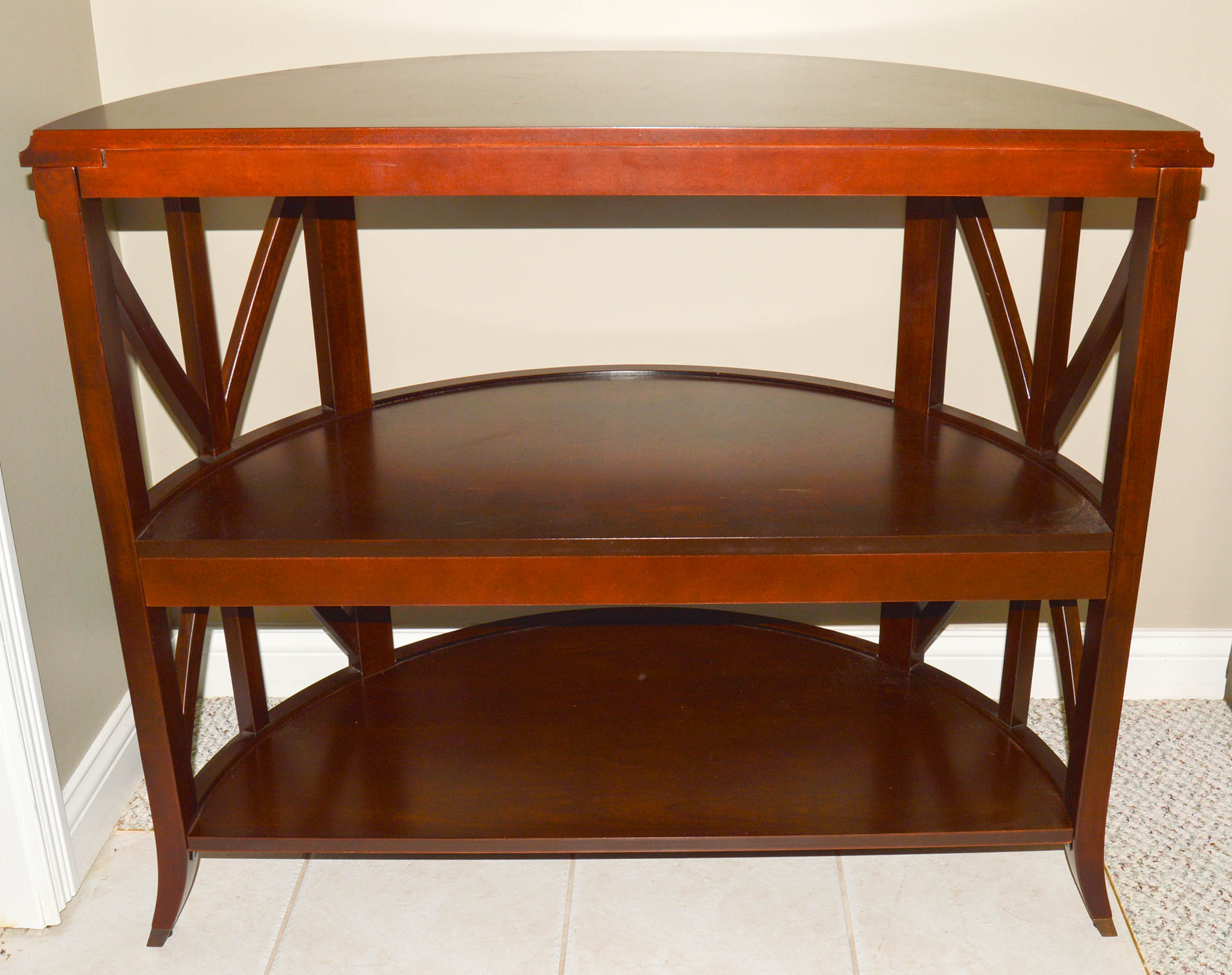 Demilune Accent Table