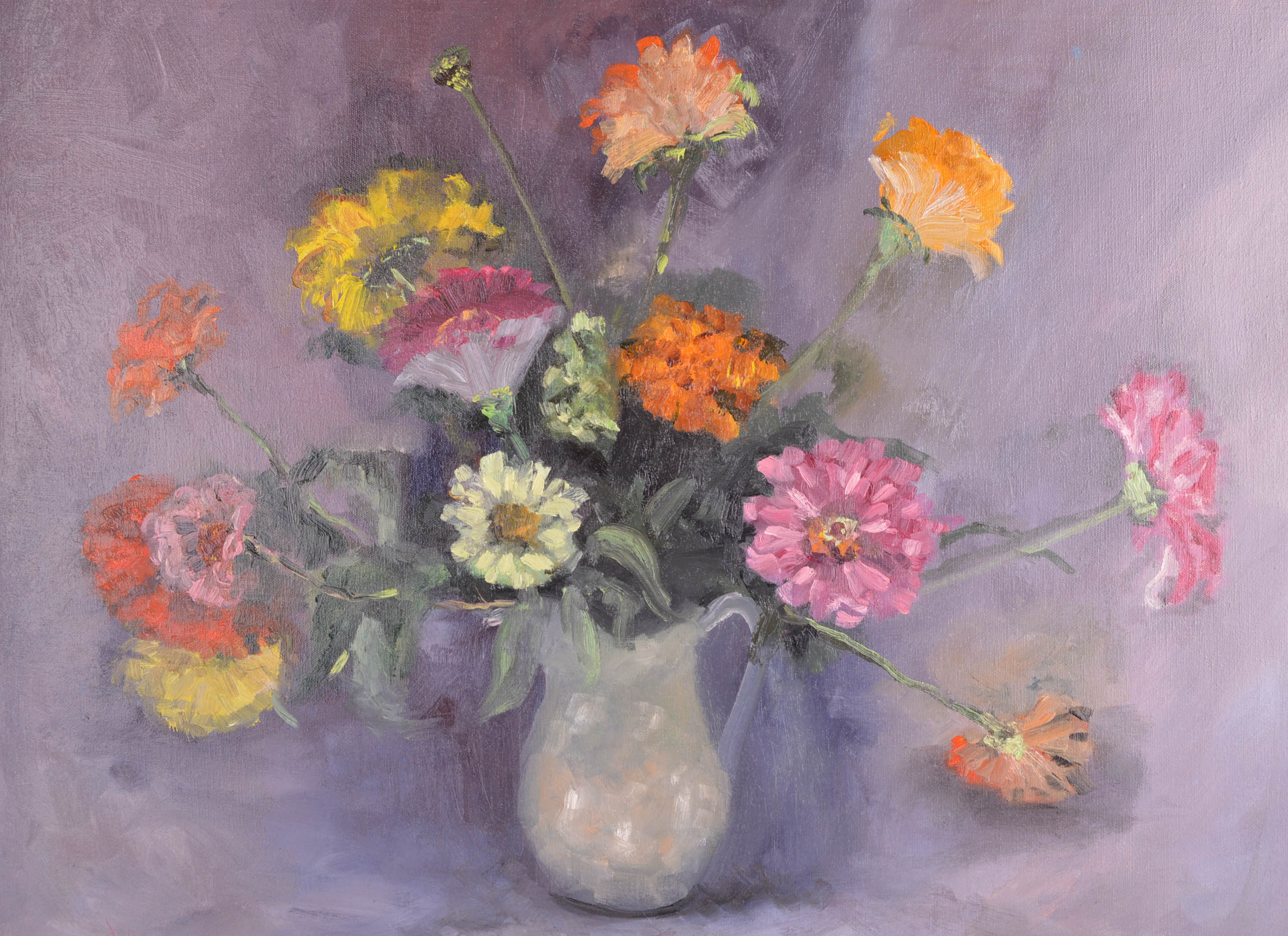 Oil on Canvas Still Life by CJ Linkhart