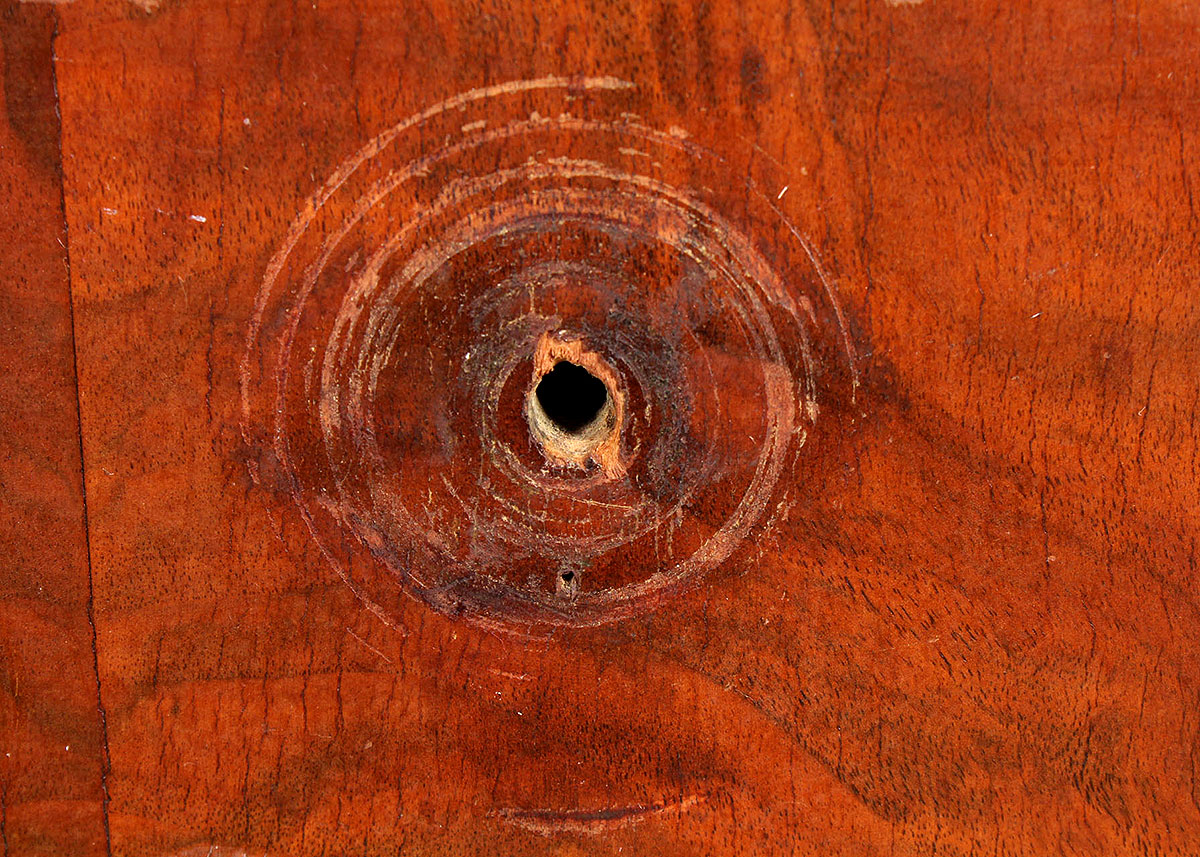 Antique Mahogany Buffet with Carved Base