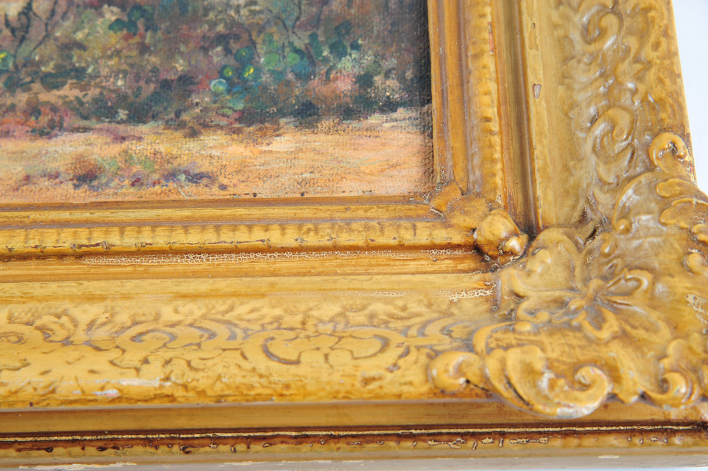 Western Desert Oil Painting on Canvas