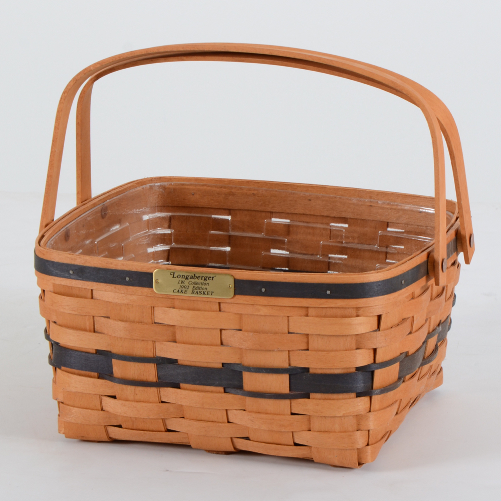Two Longaberger Baskets Including "Family Basket"