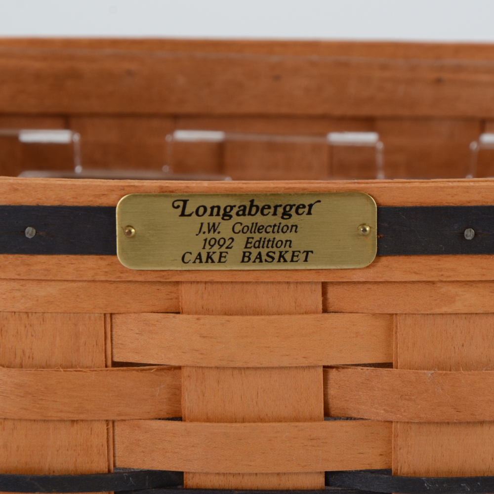 Two Longaberger Baskets Including "Family Basket"
