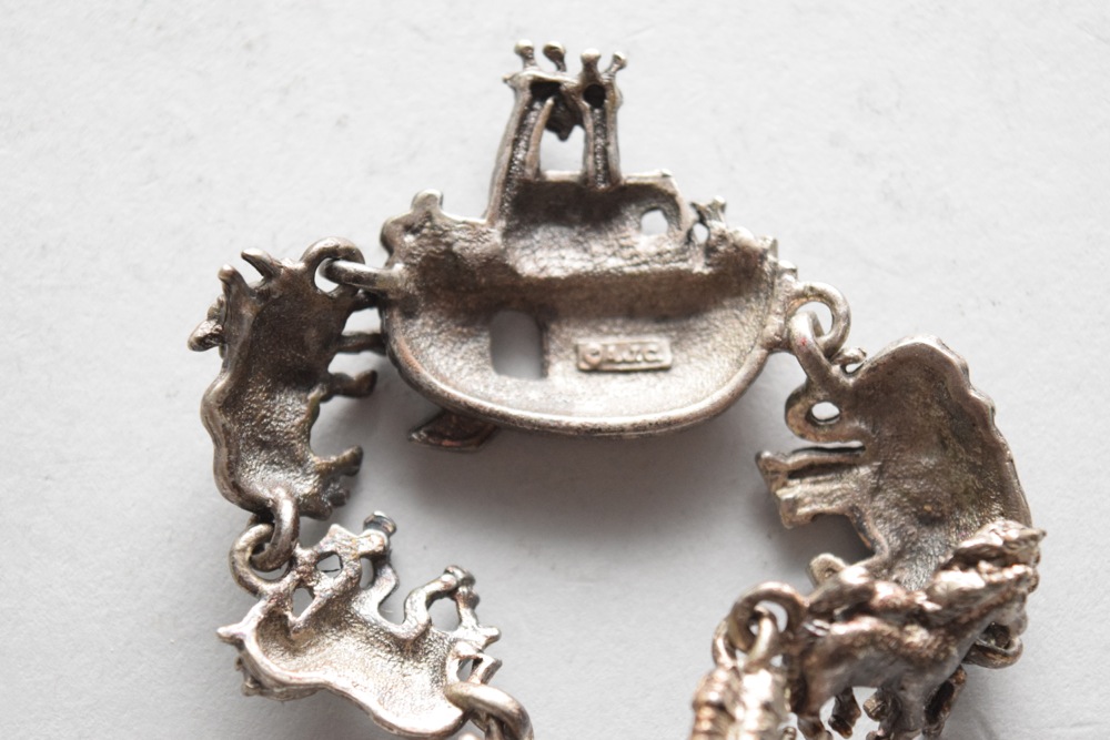 Vintage Silver Tone Signed Costume Jewelry, Including Sarah Coventry and Hamilton Watch