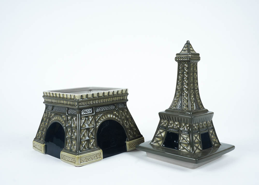Treasure Craft Eiffel Tower Cookie Jar