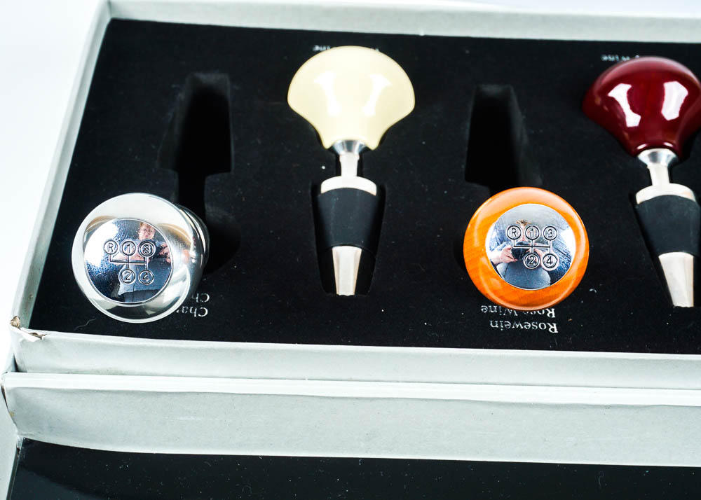 Mercedes Benz Shift Knob Style Wine Stoppers