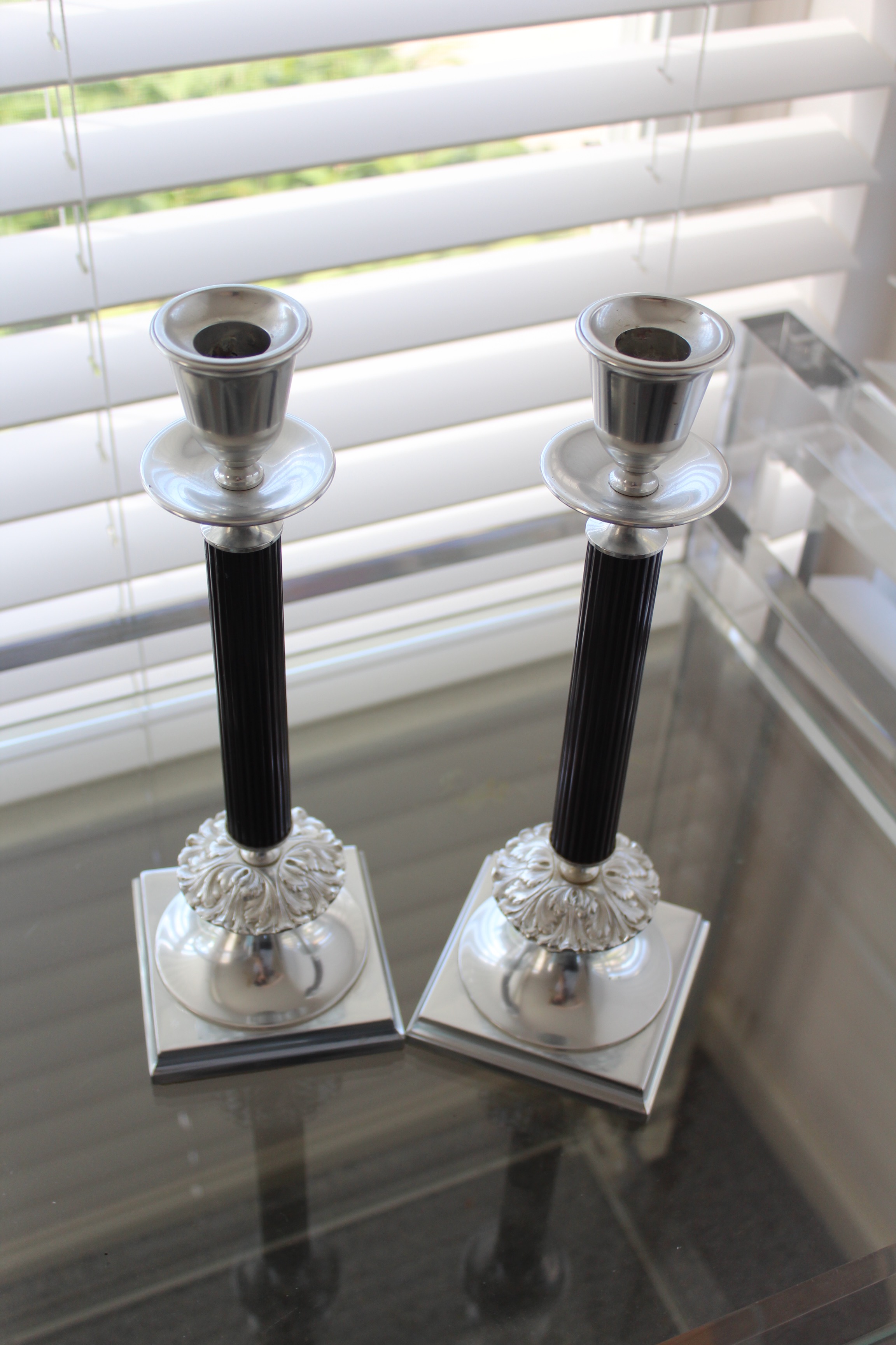 Chrome, Black and White Decor