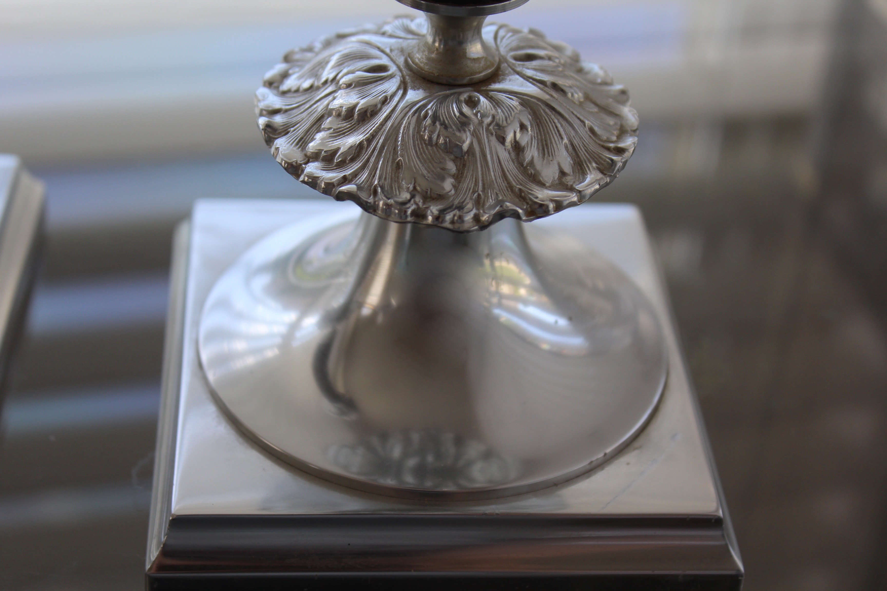 Chrome, Black and White Decor