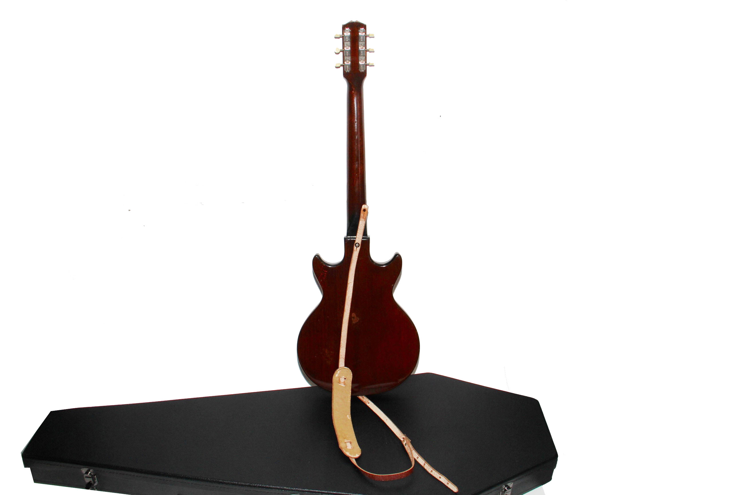 1960s Gibson Melody Maker Electric Guitar in Coffin Case w/ Strap
