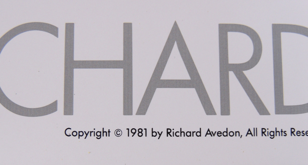 Richard Avedon Full Color Poster of Nastassja Kinski