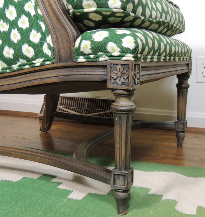 Upholstered Wingback Chair by Baker Furniture