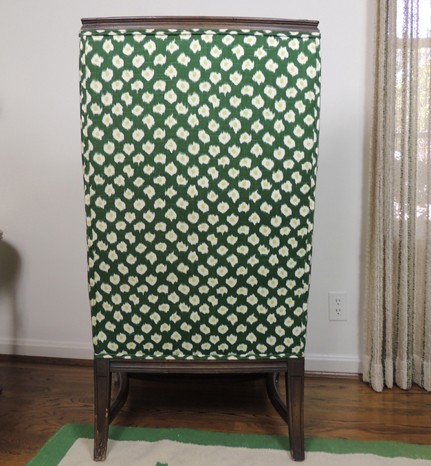 Upholstered Wingback Chair by Baker Furniture