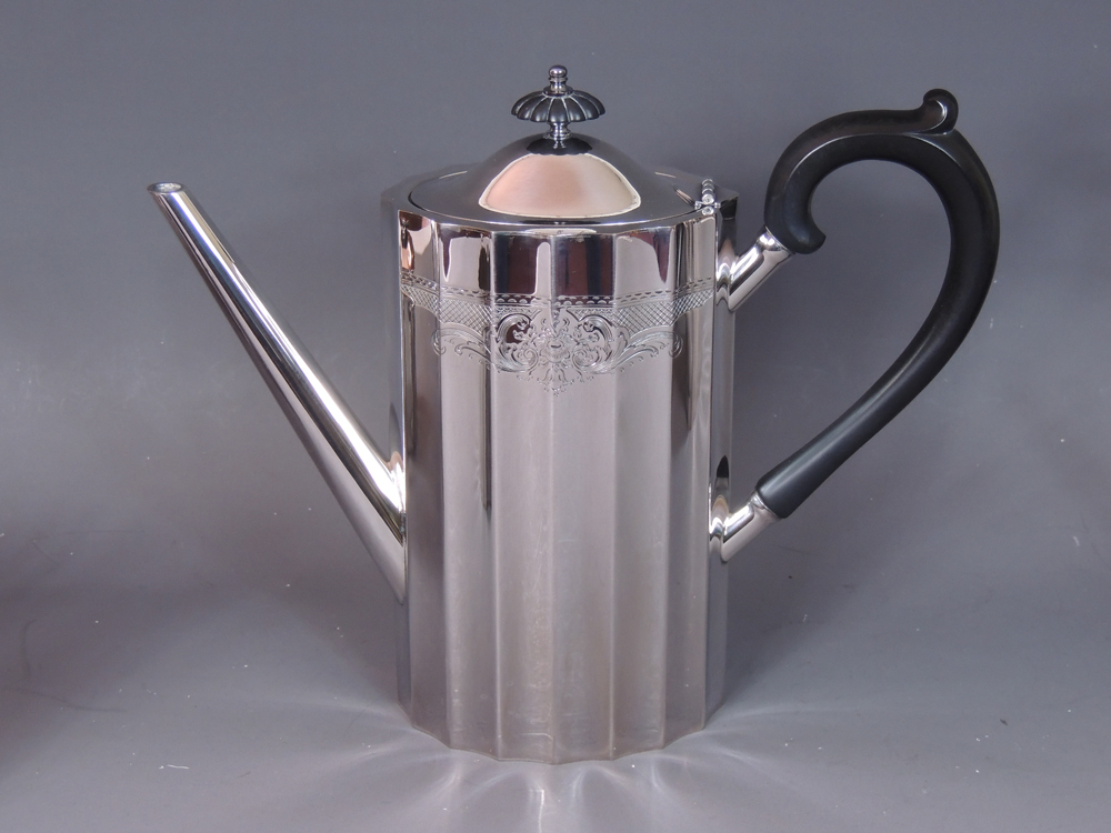 "Paul Revere" by Lunt Four-Piece Silver Plate Set