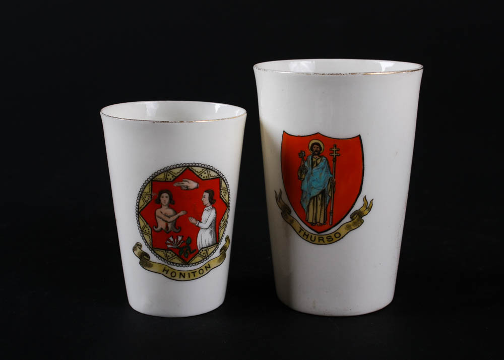 W.H. Goss Crested China Miniatures