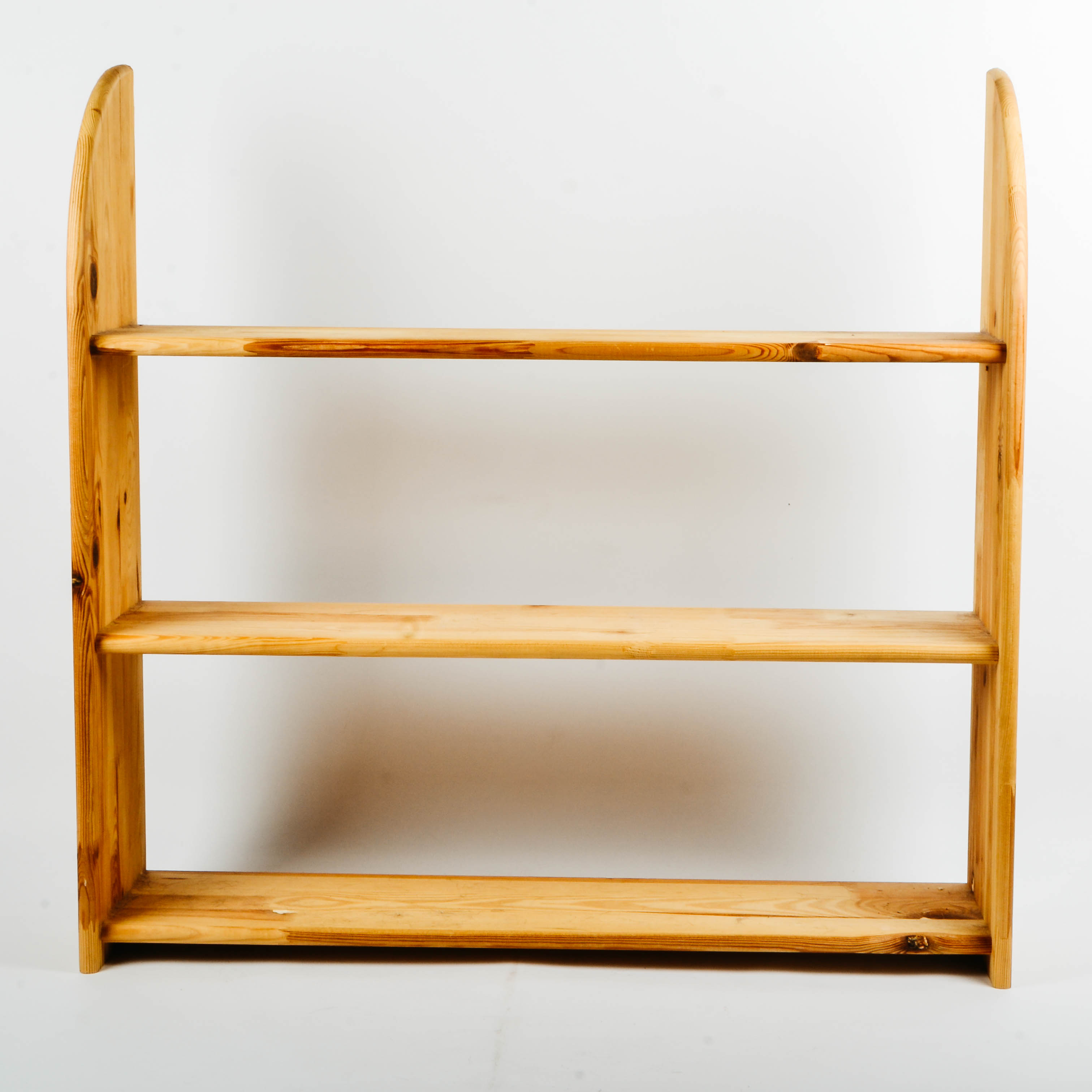 Natural Pine Wood Wall Shelf