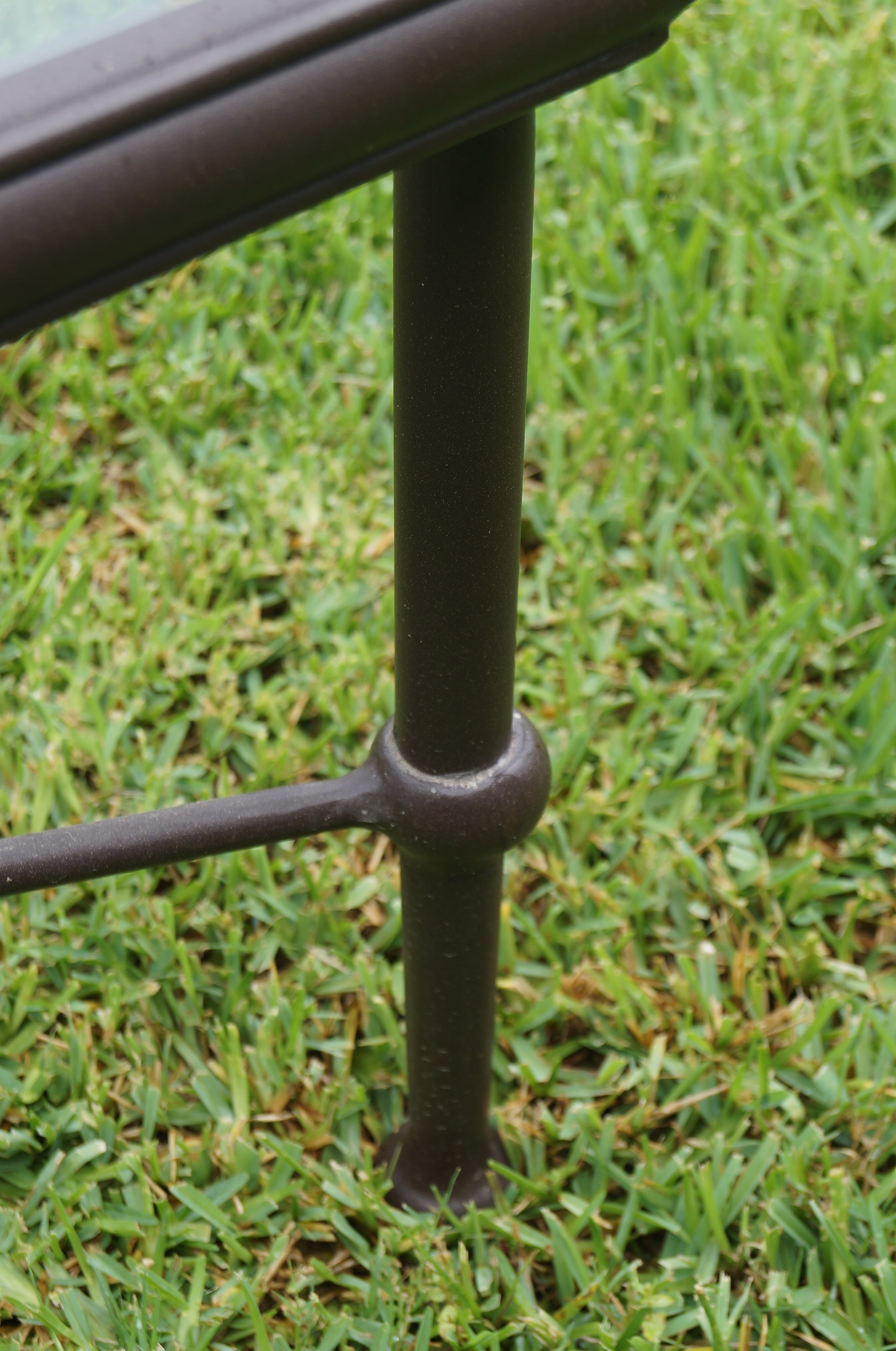 Rectangular Glass Top Patio Table