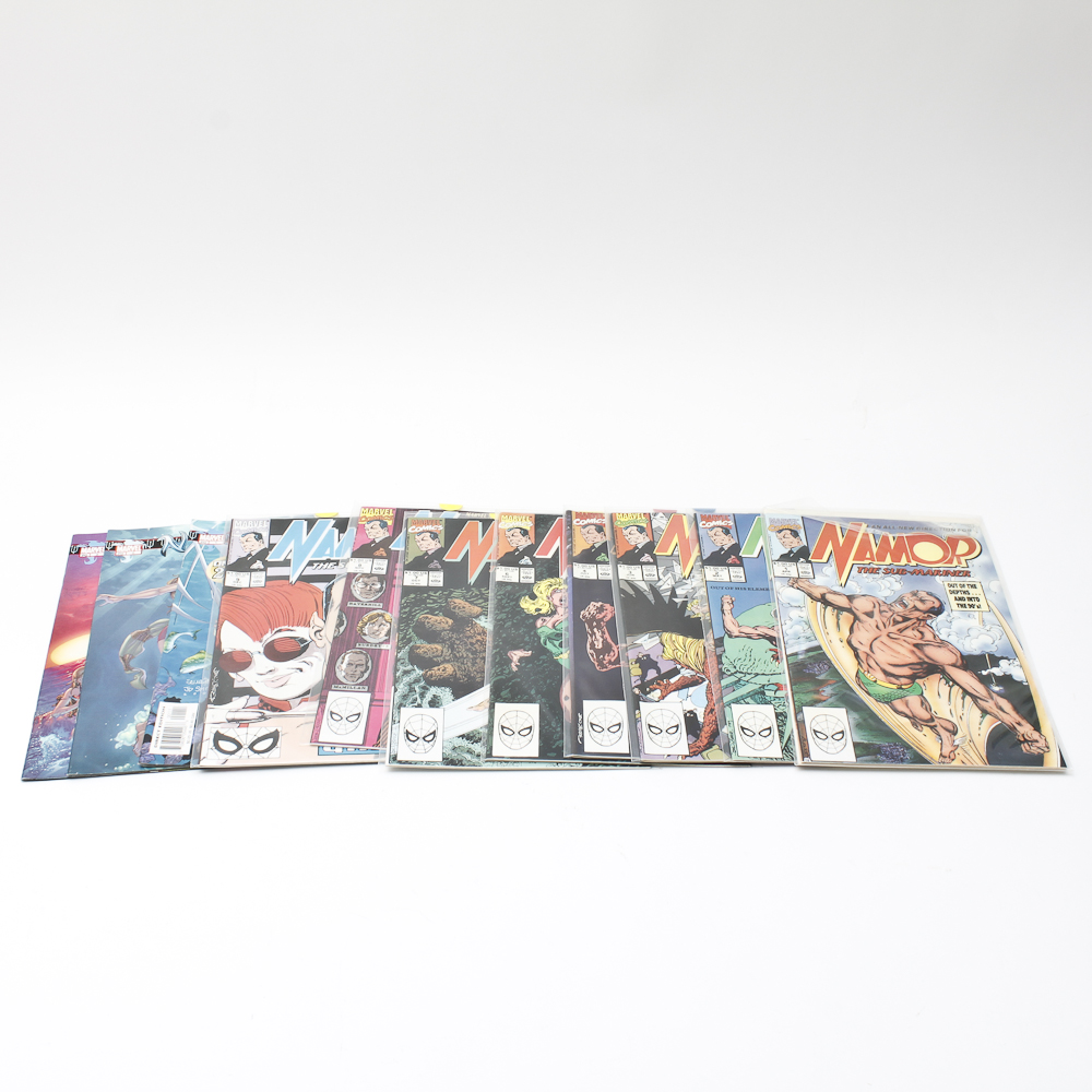Collection of "Namor The Sub-Mariner" Comic Books