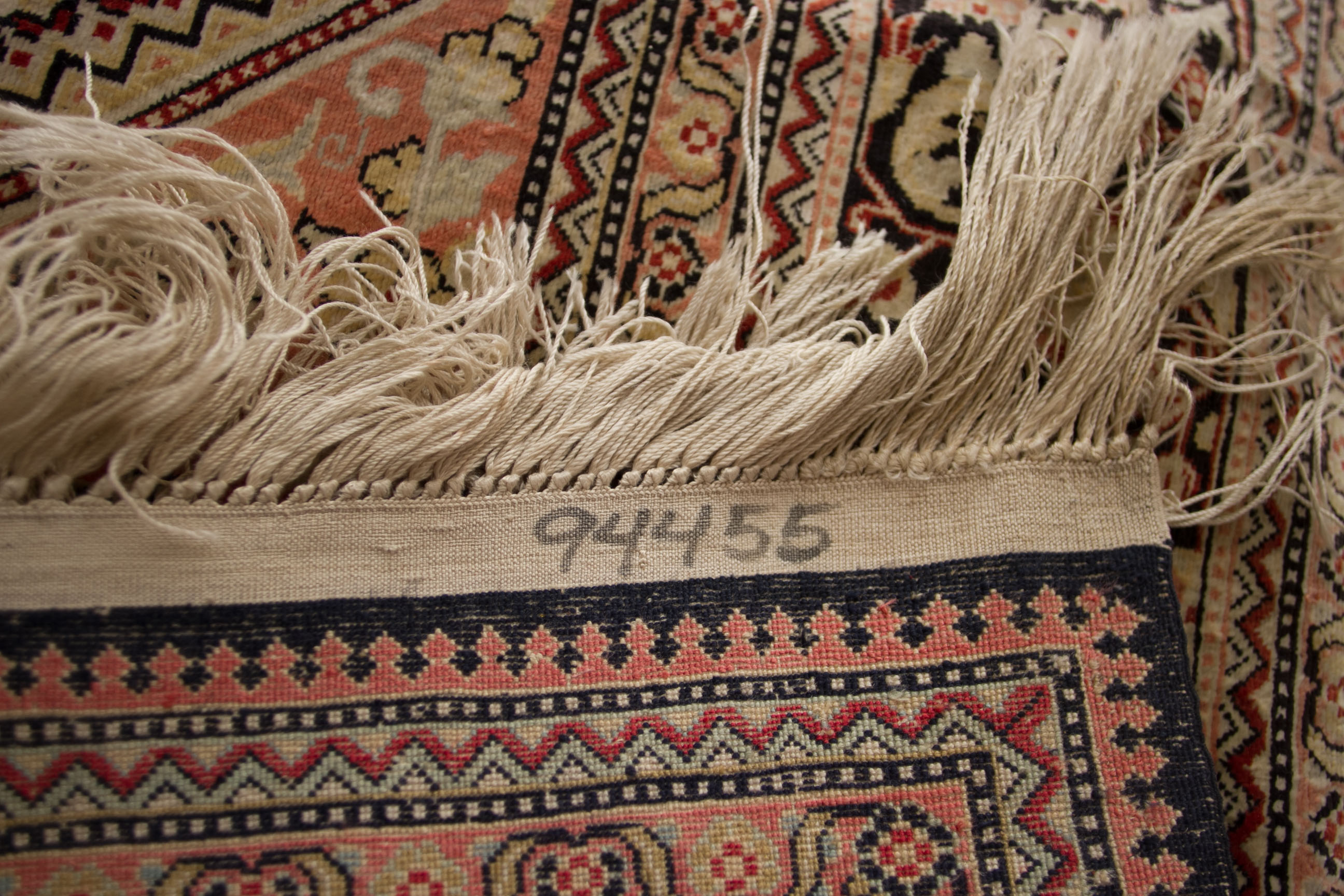 Hand-Knotted Kashmir Silk Rug