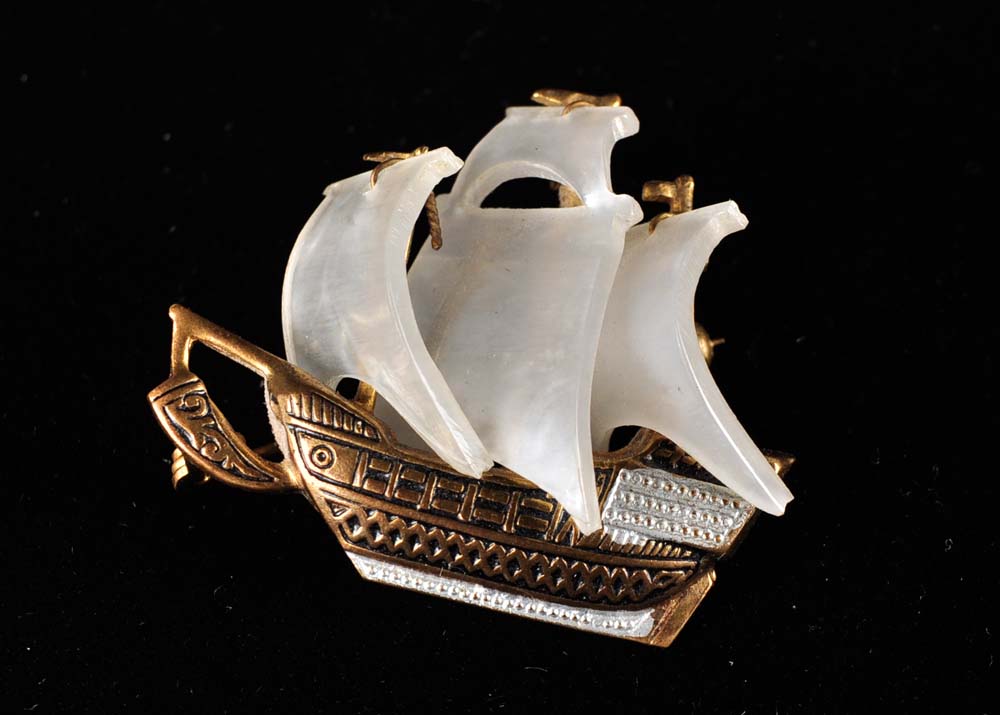 Trio of Vintage Costume Brooches