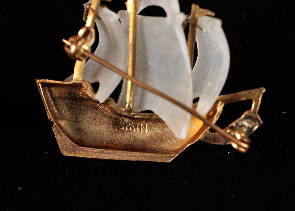 Trio of Vintage Costume Brooches