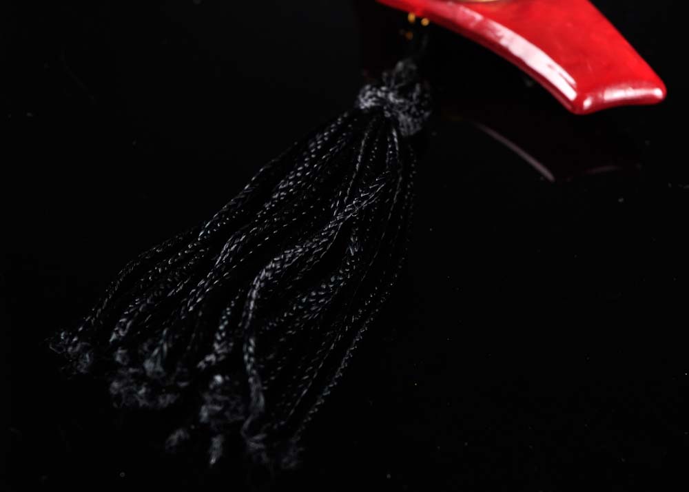 Vintage 1940's Era Red Bakelite Brooch