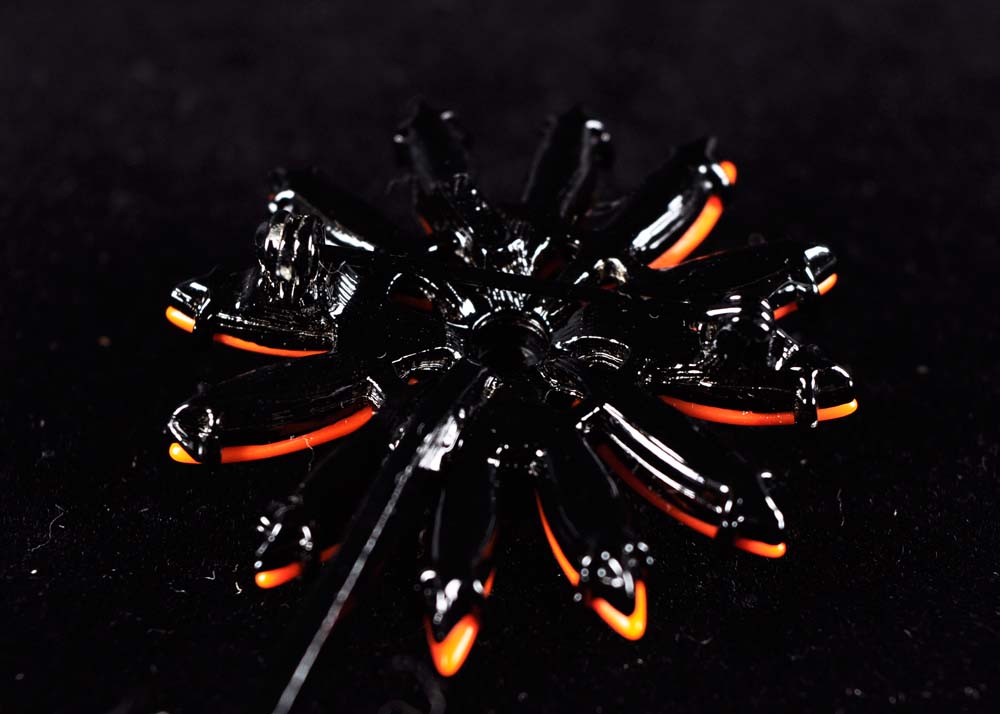 Floral Bakelite and Enamel Brooch and Clip Earrings Sets