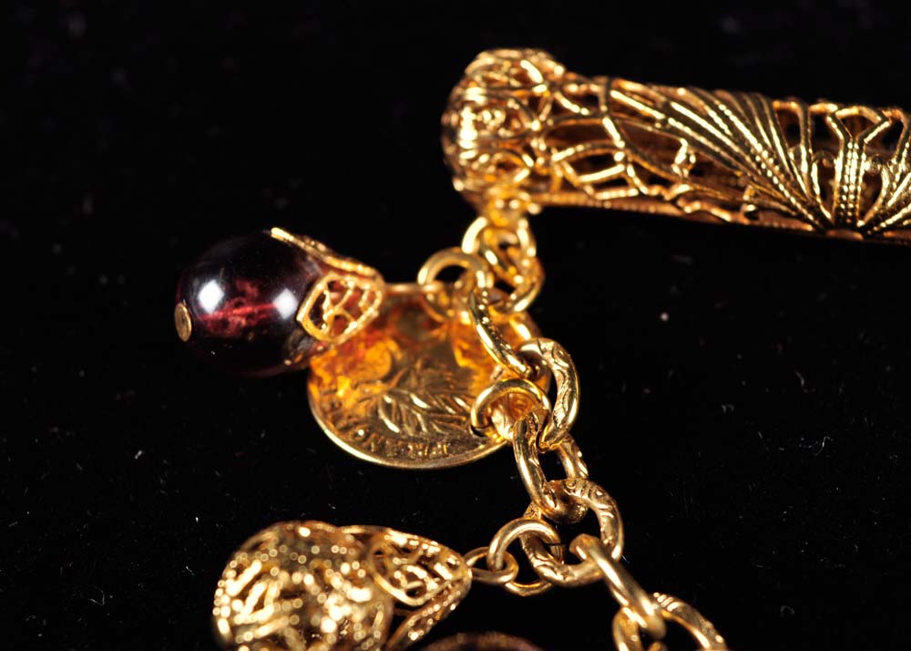 Vintage 1960's French Coin Brooch