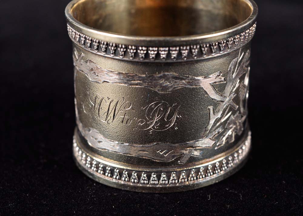 Vintage Sterling Silver Napkin Ring