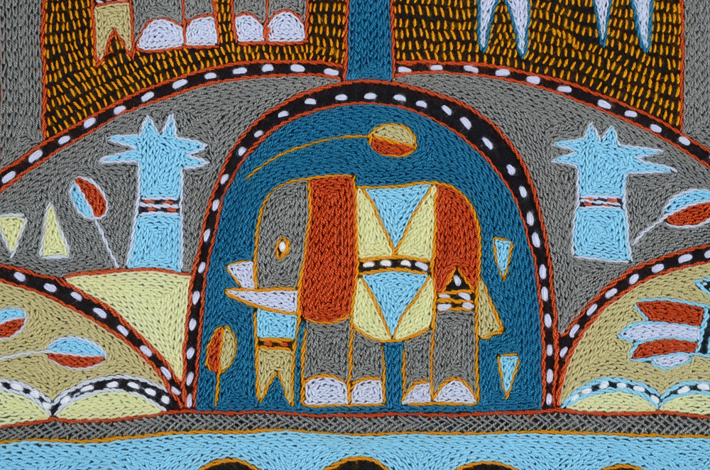 South African Embroidered Tapestry