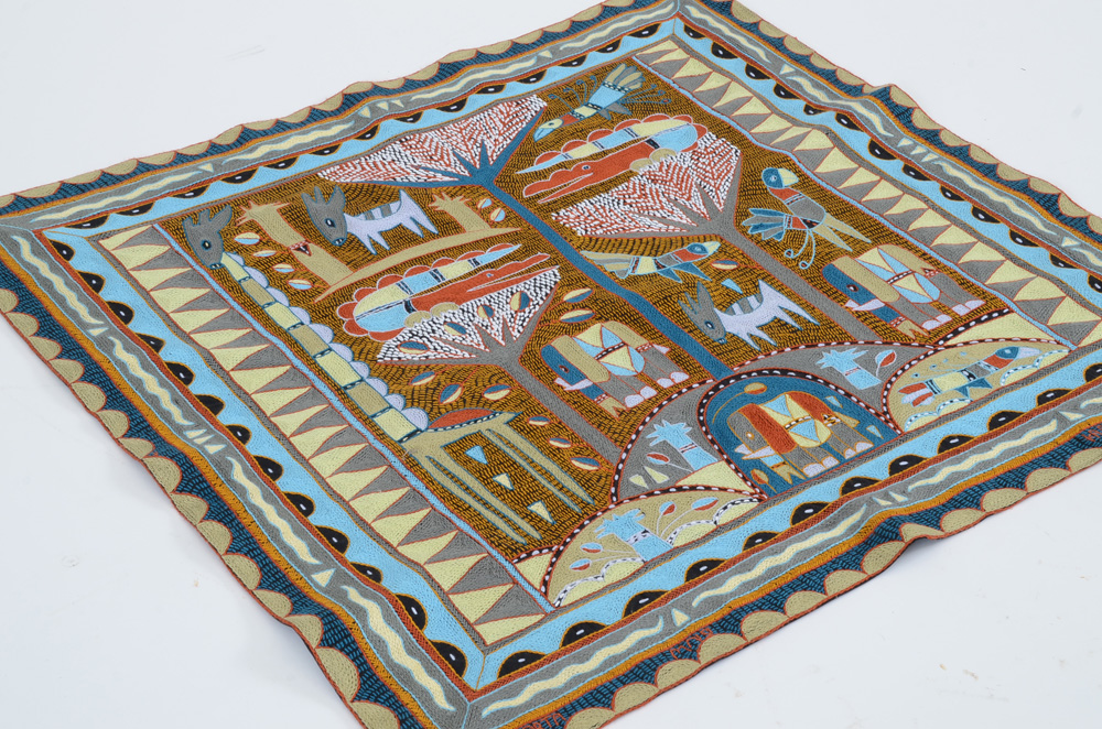 South African Embroidered Tapestry