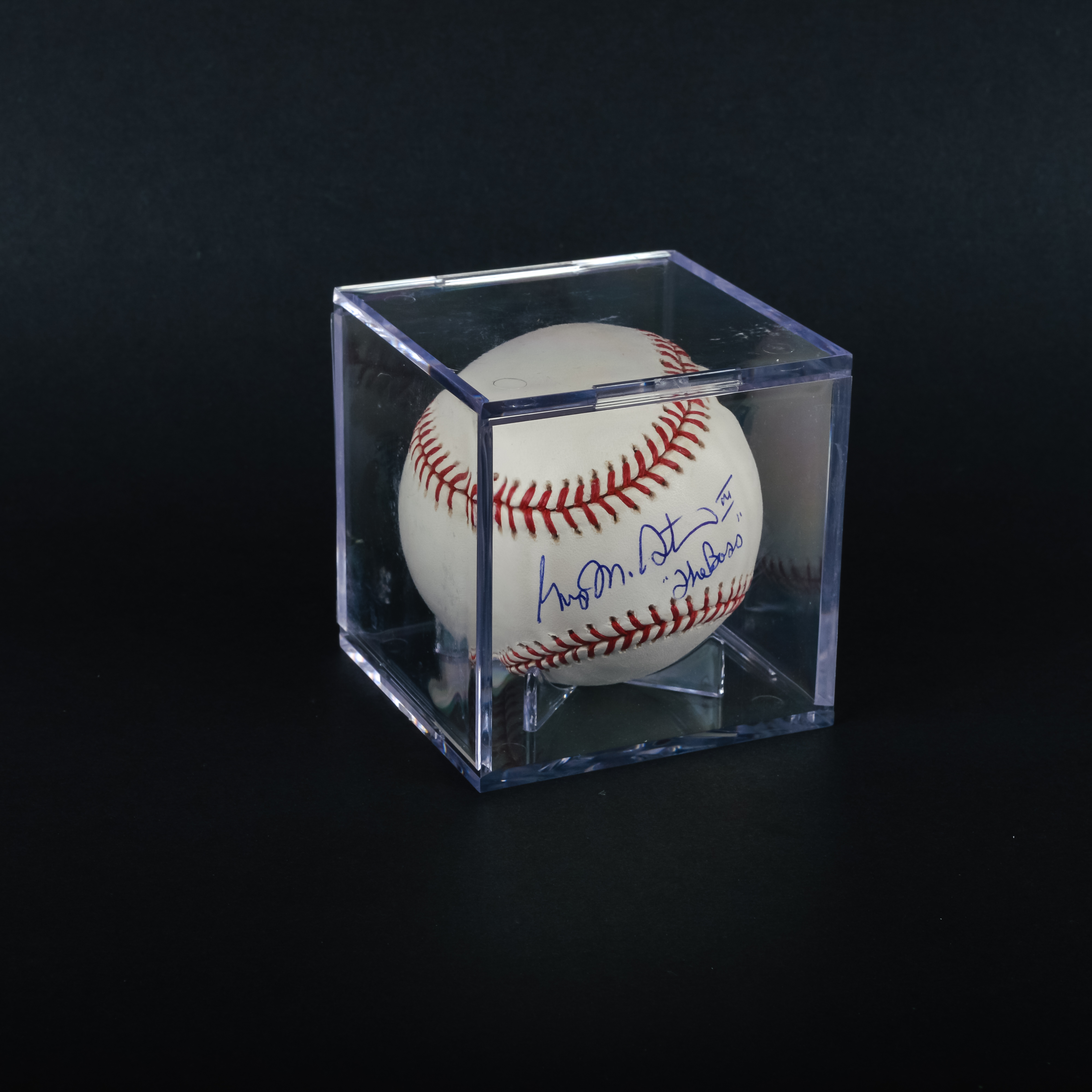 Autographed George Steinbrenner Baseball