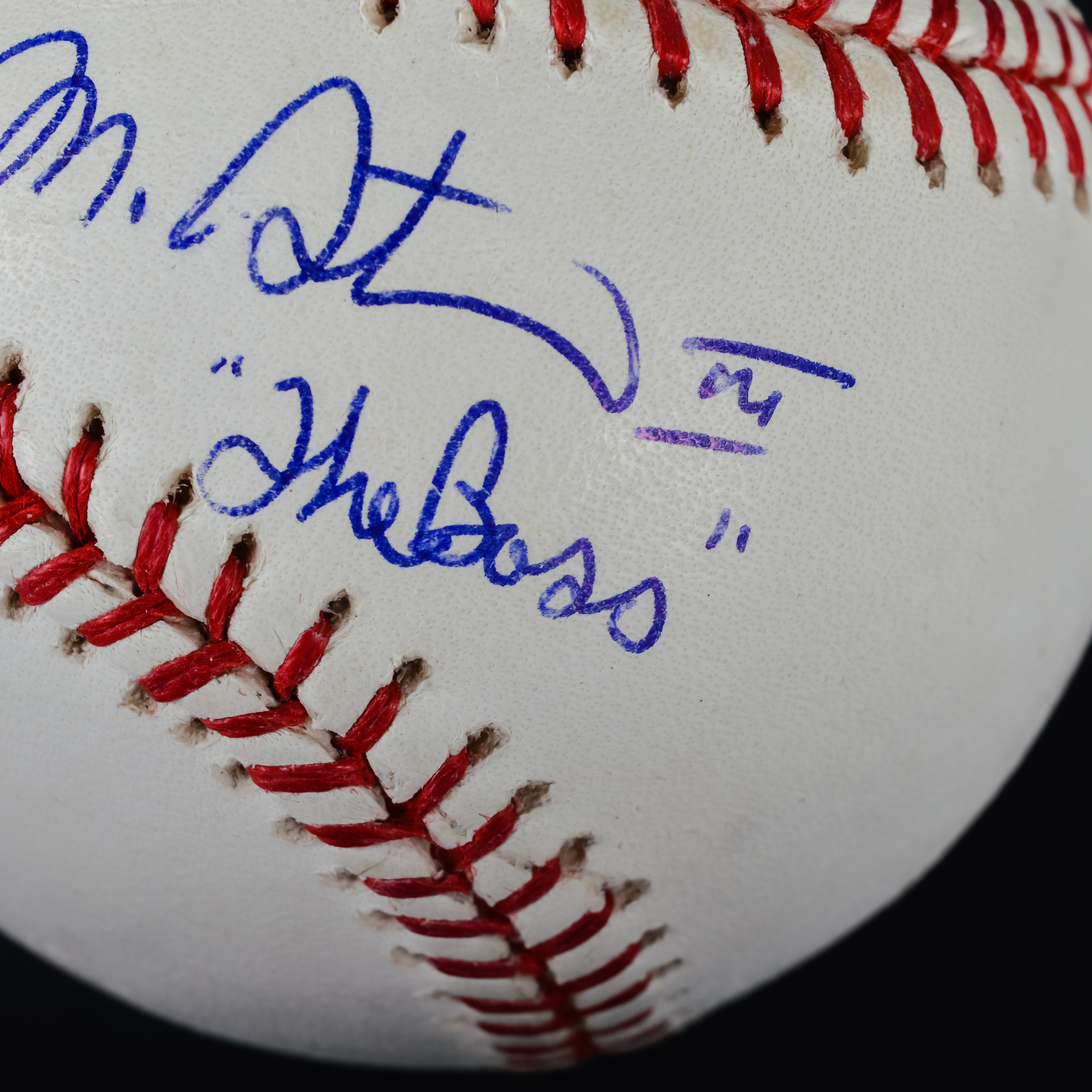 Autographed George Steinbrenner Baseball
