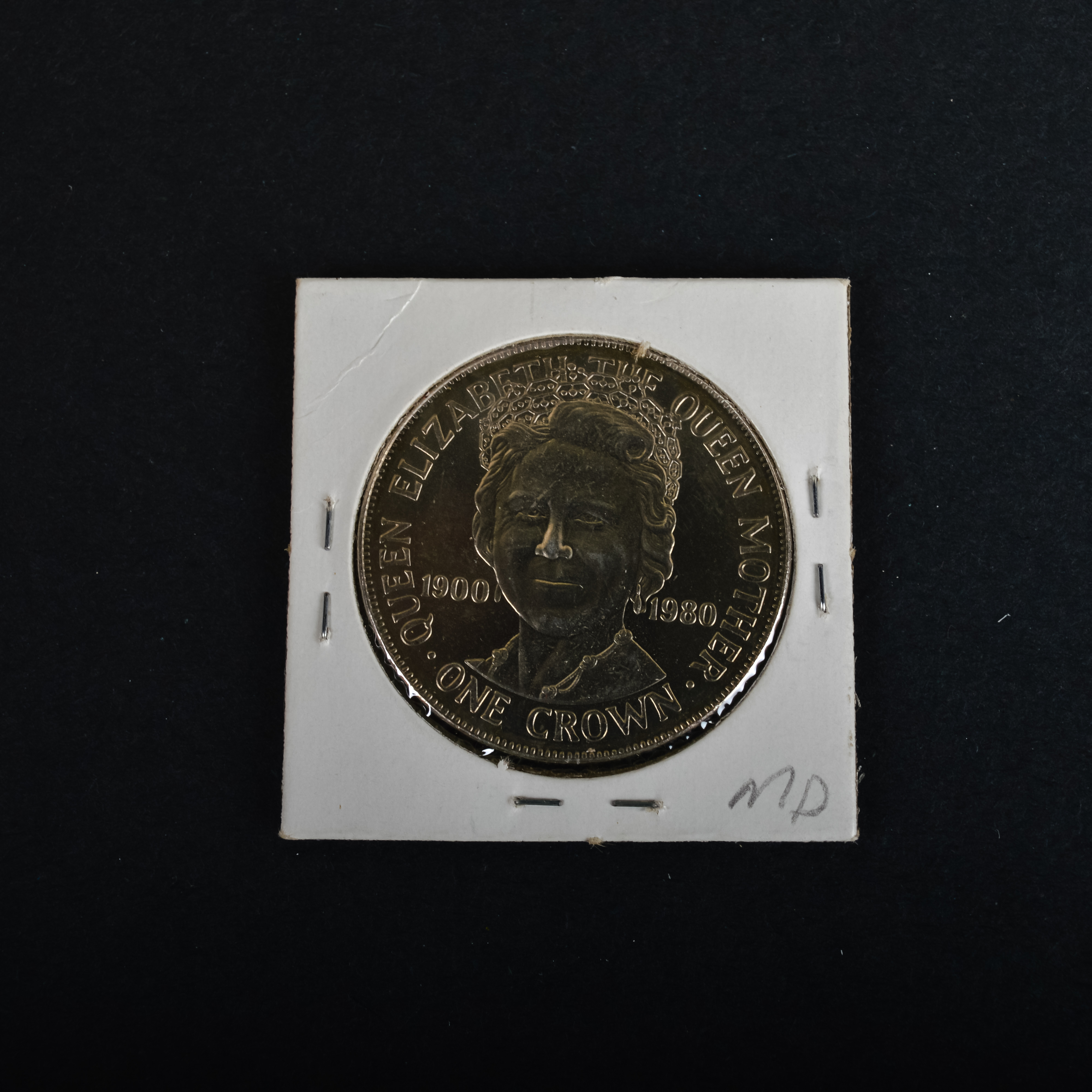 1974 and 1977 Queen Elizabeth II with 1980-81 Isle of Man One Crown Coins