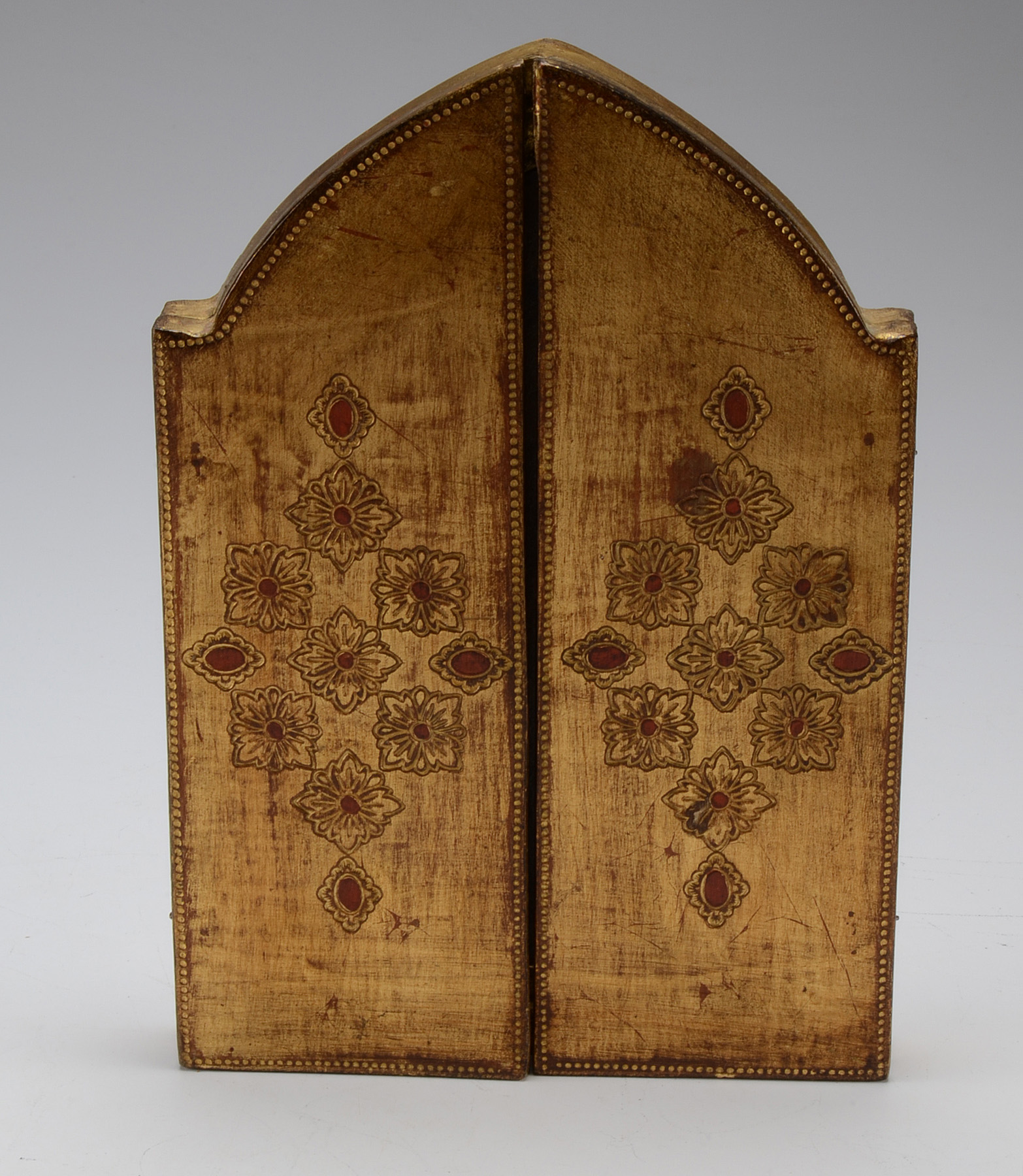 Vintage Florentine Triptych Icon
