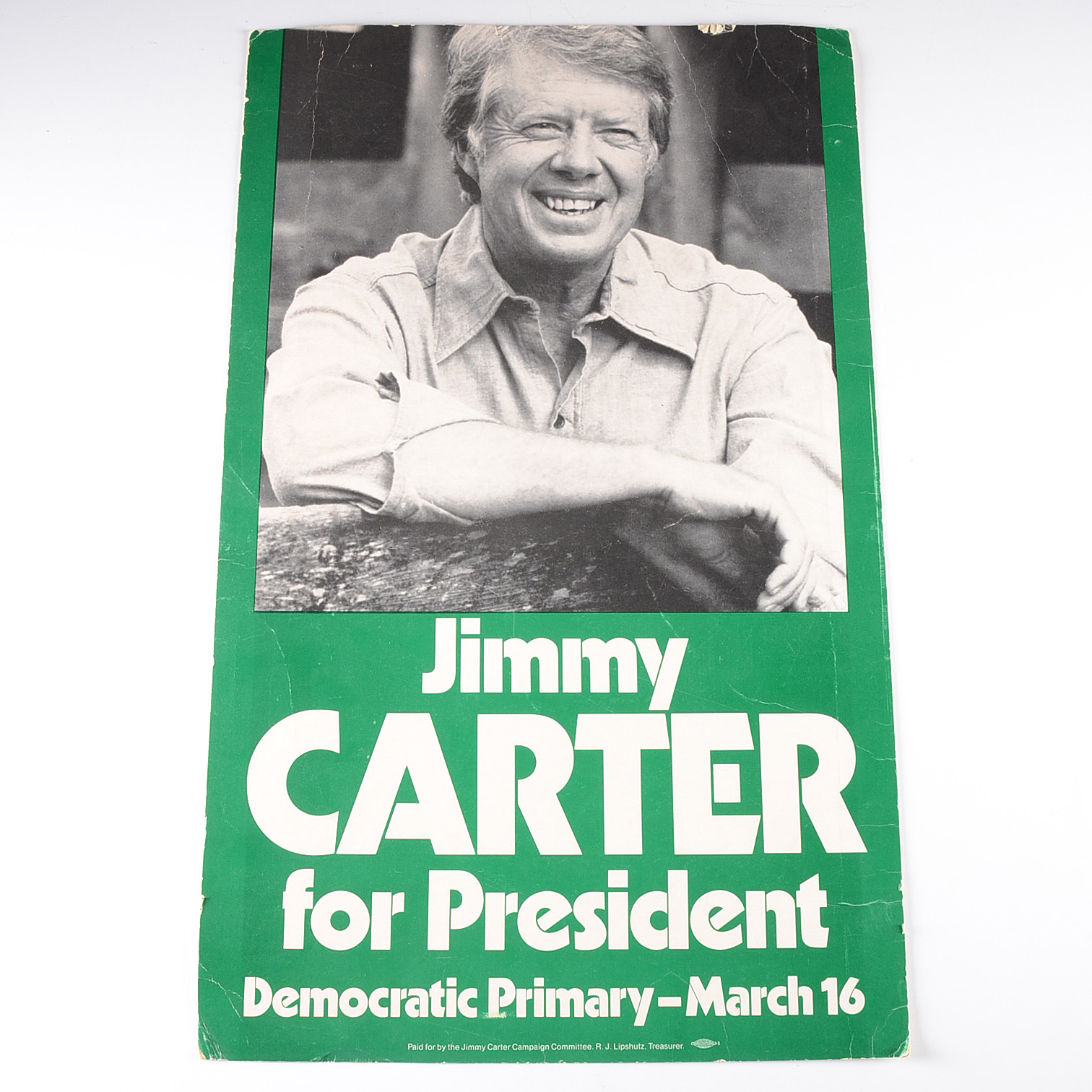 1976 Jimmy Carter Democratic Primary Poster