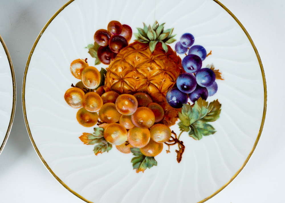 Old Nuremberg Bavarian China Plate Set