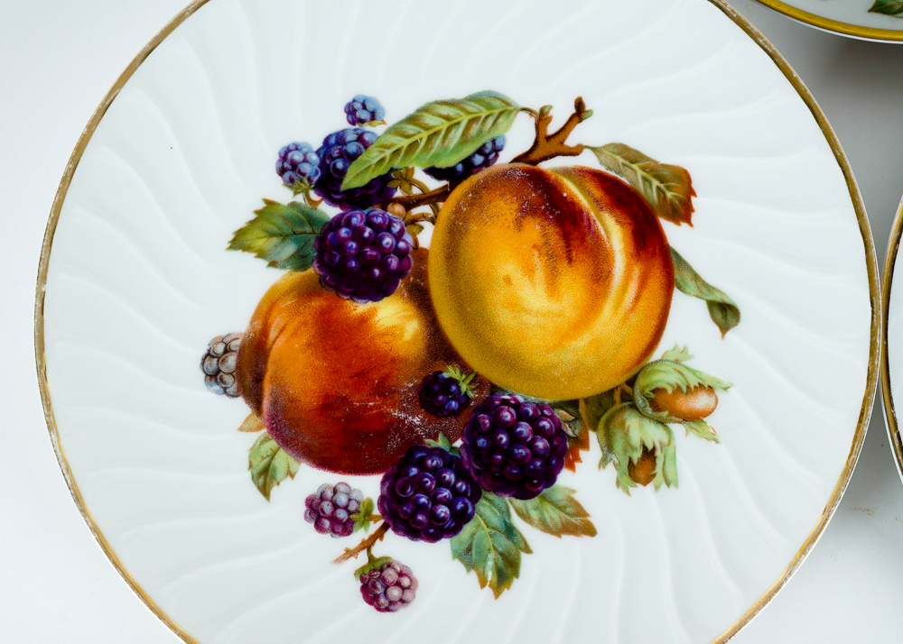 Old Nuremberg Bavarian China Plate Set