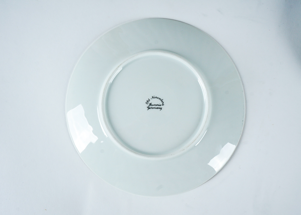 Old Nuremberg Bavarian China Plate Set
