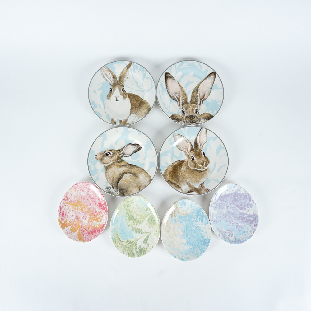 Williams-Sonoma Rabbit Plates