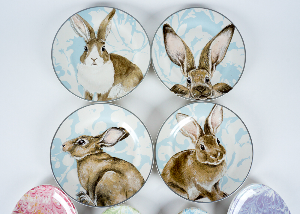 Williams-Sonoma Rabbit Plates