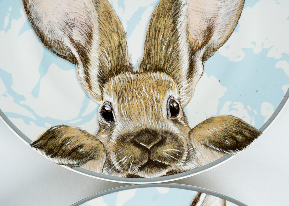 Williams-Sonoma Rabbit Plates