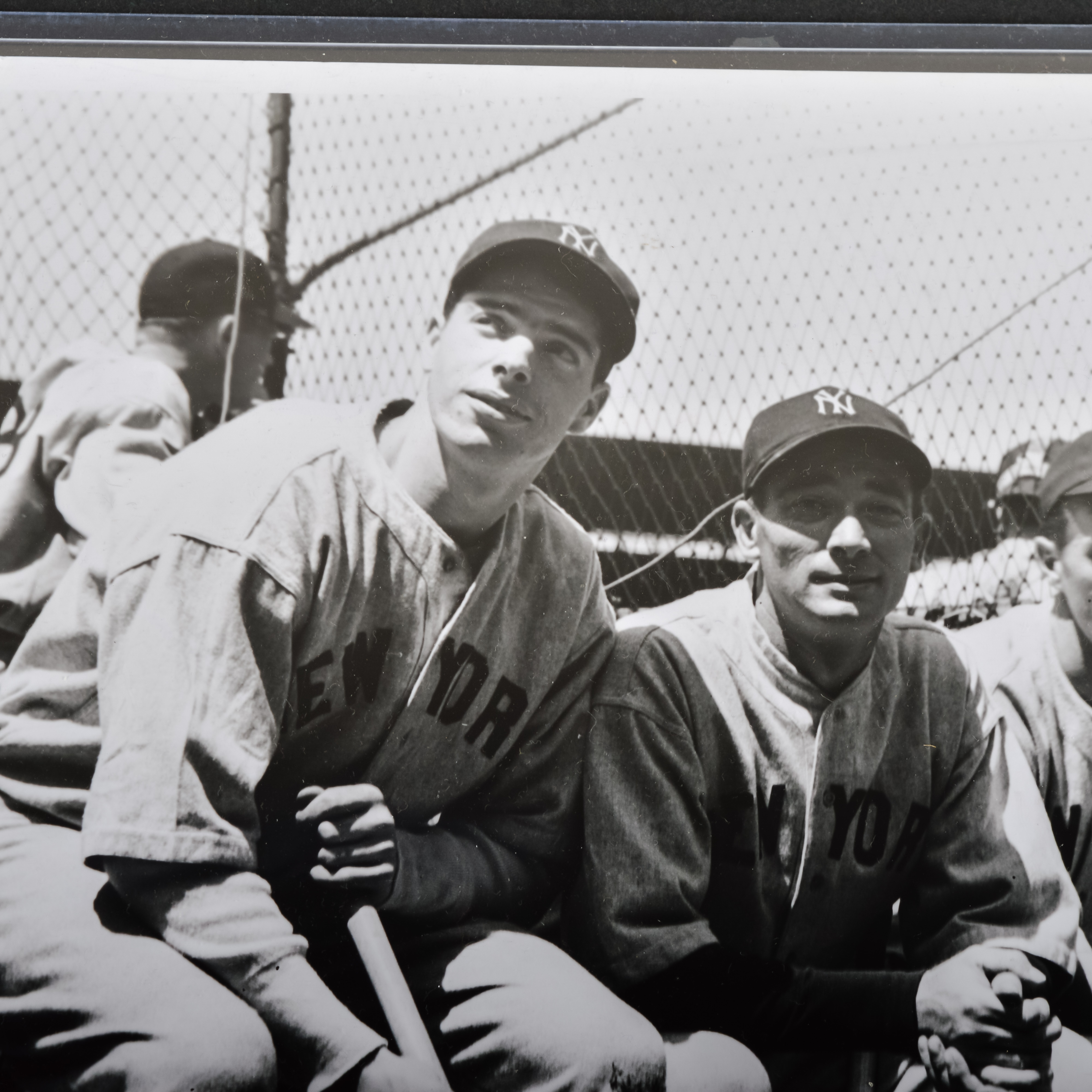 Pair of 11"x14" Black and White George Brace Photographs of the NY Yankees