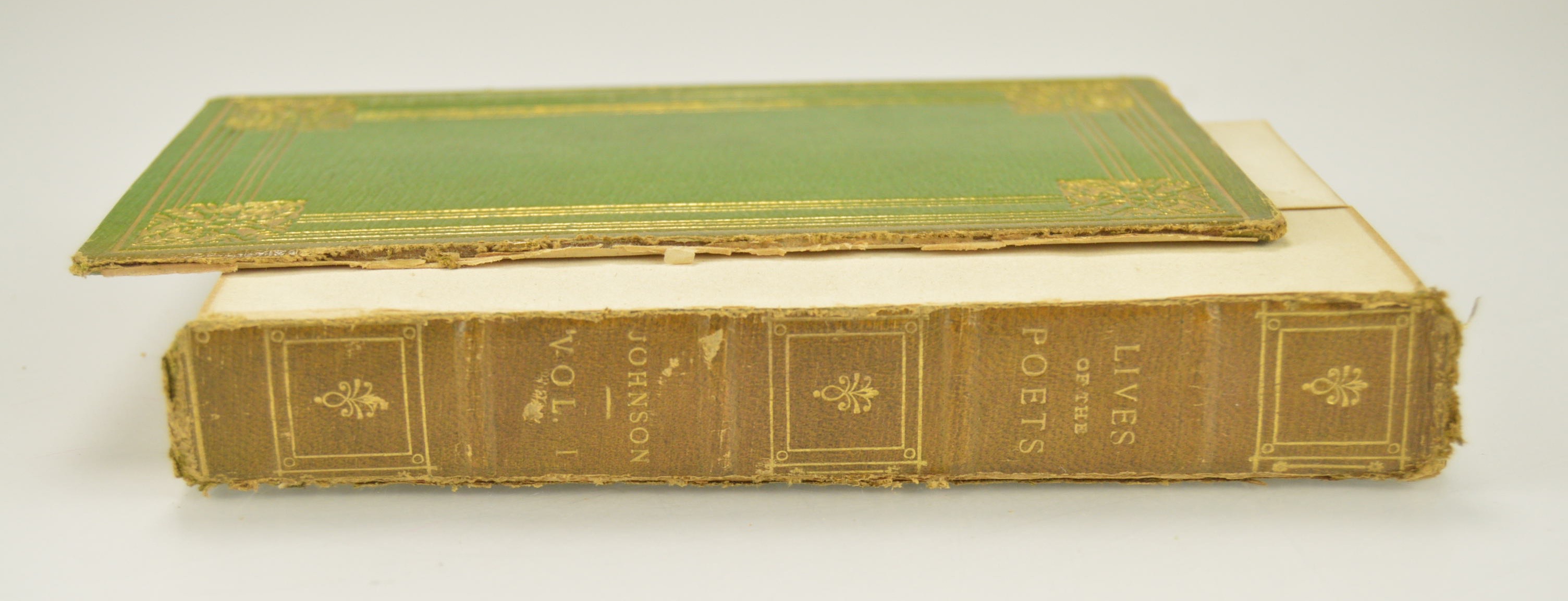 Antique Book Set "Lives of the Poets" by Samuel Johnson