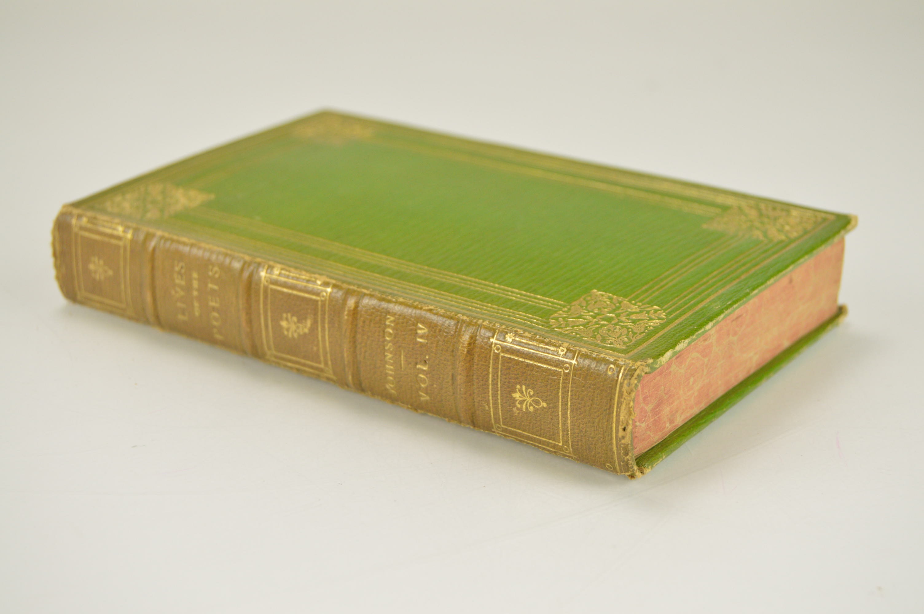 Antique Book Set "Lives of the Poets" by Samuel Johnson