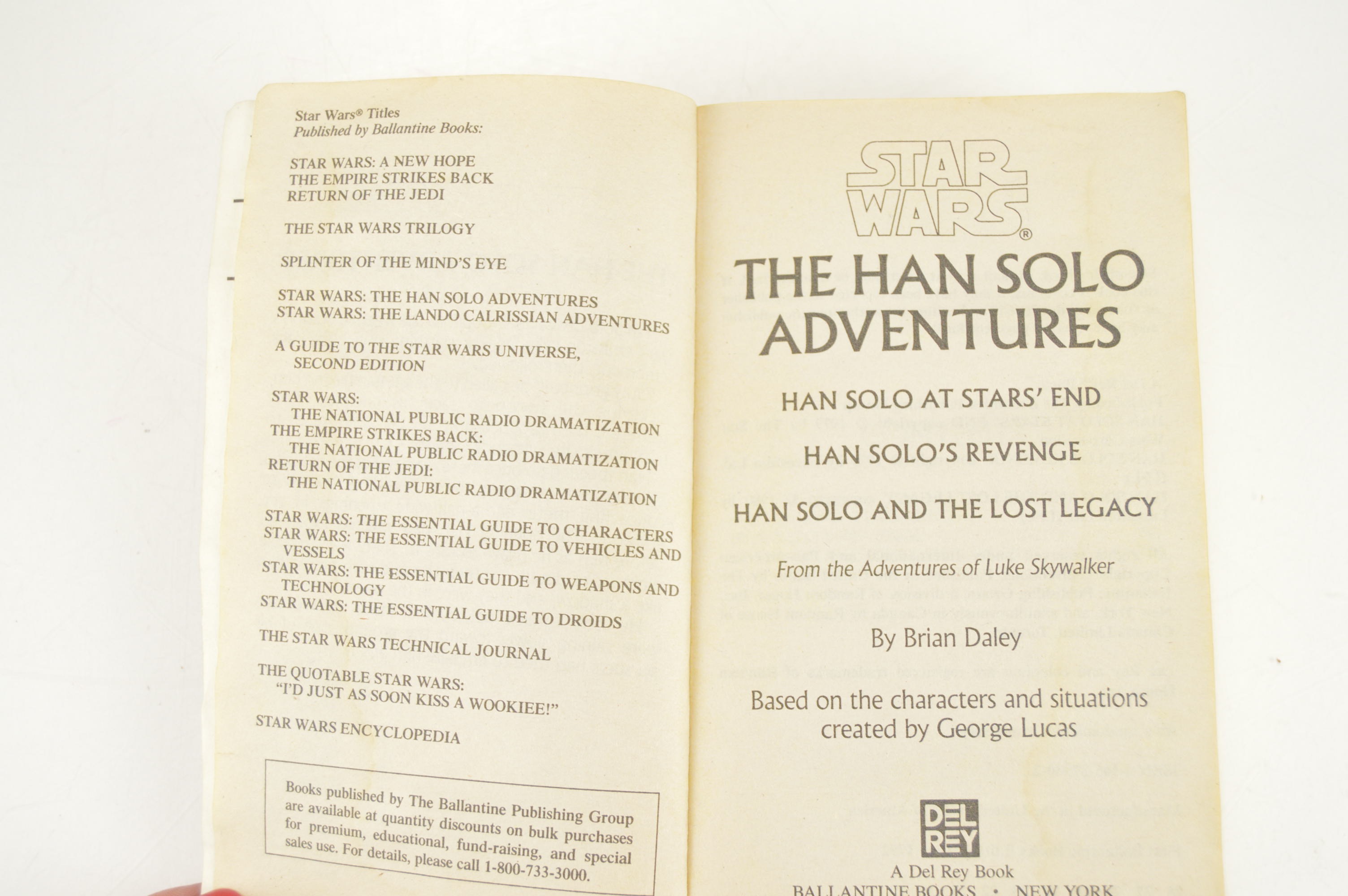 First Edition Star Wars Paperbacks