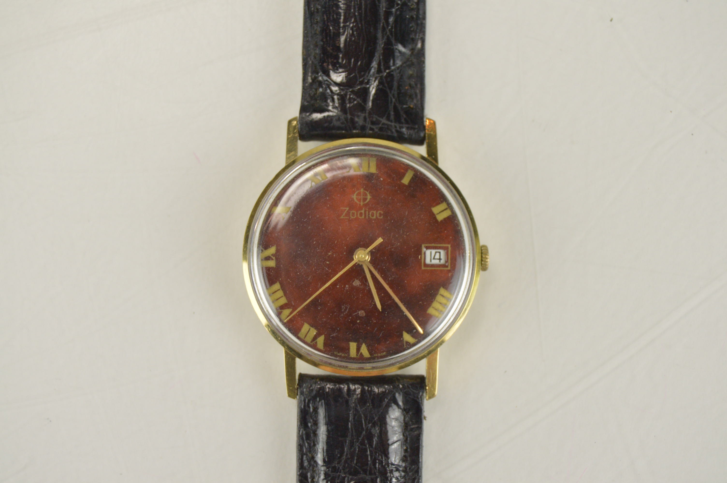 Men's Watches with Brown and Black Leather Bands