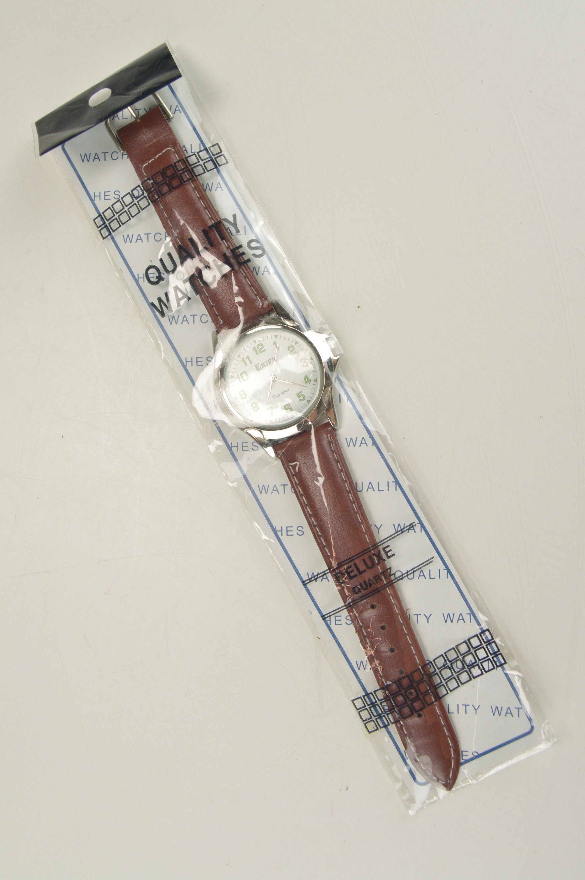 Men's Watches with Brown and Black Leather Bands