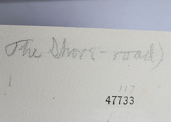 Original Watercolor "The Shore Road" by Frank F. English