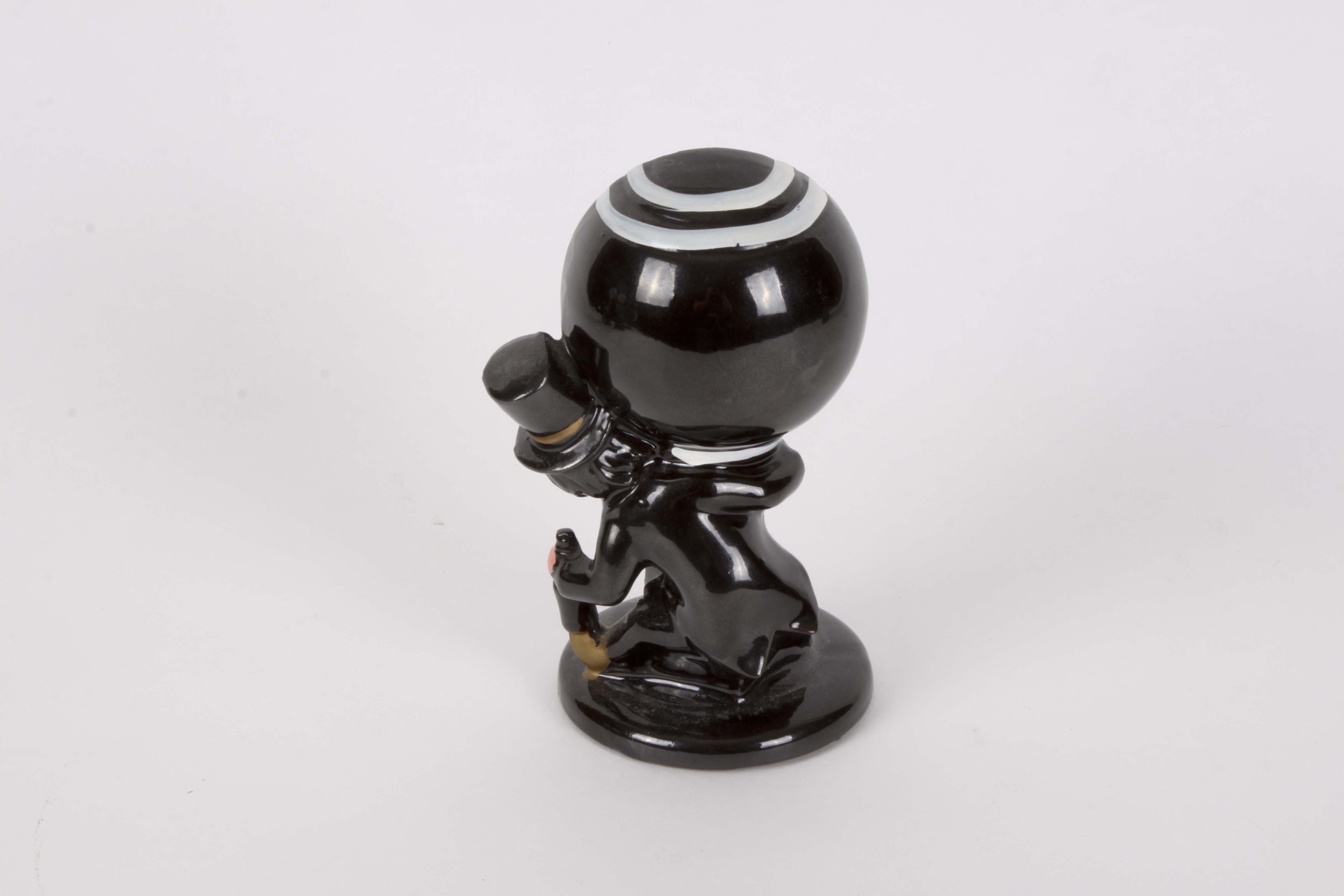 Four Vintage "Drunk Hobo" Ceramic Bar Decor