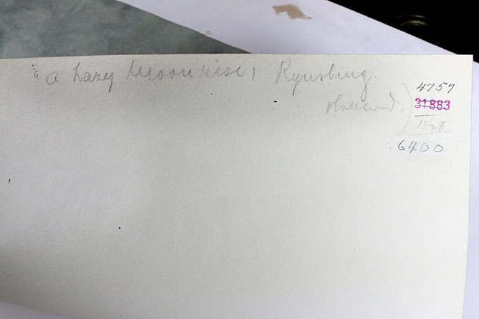 Original Watercolor "A Hazy Moonrise" by William Ritschel